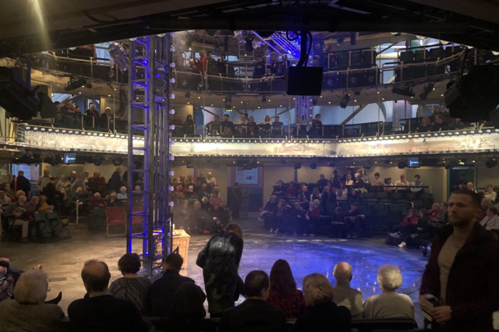 The main stage at the Royal Exchange Theatre.