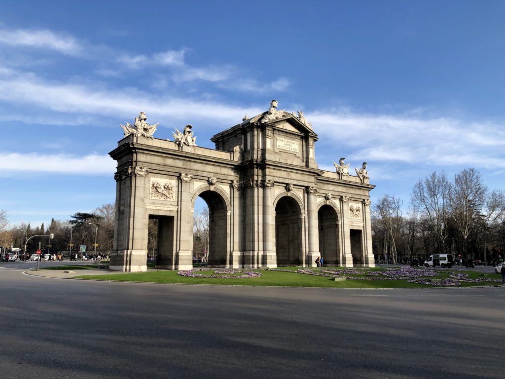 The Puerta de Alcalá, a gateway in Madrid.