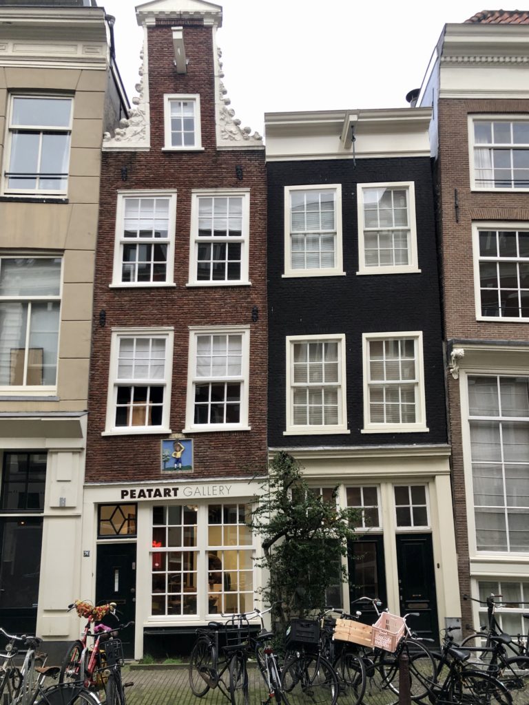 The wonky houses of Amsterdam.