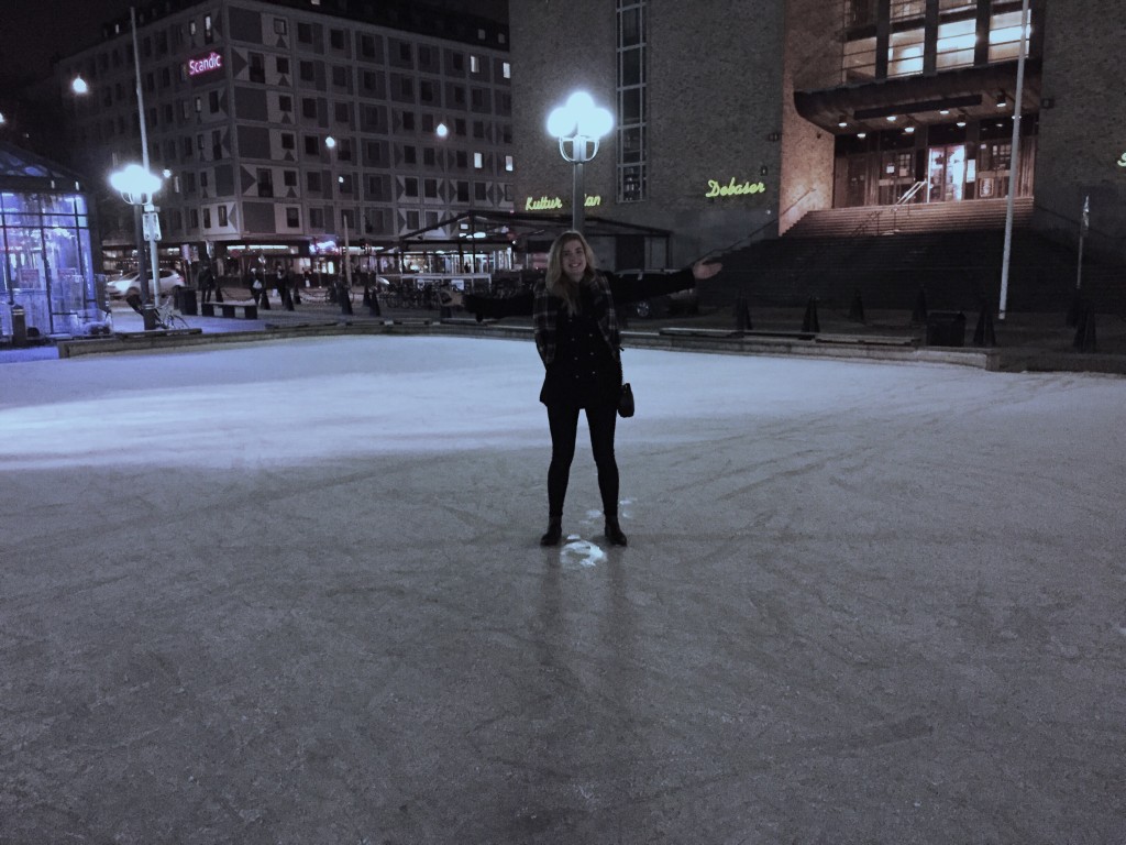 Izzy on the ice