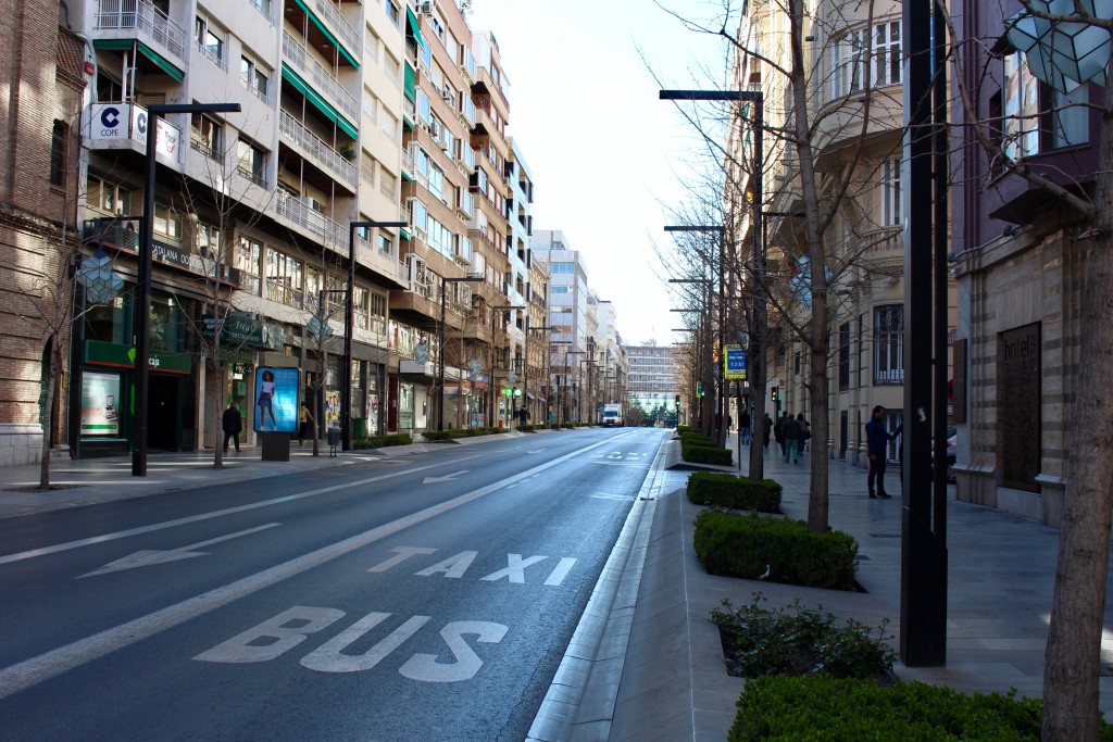 The main street of Granada