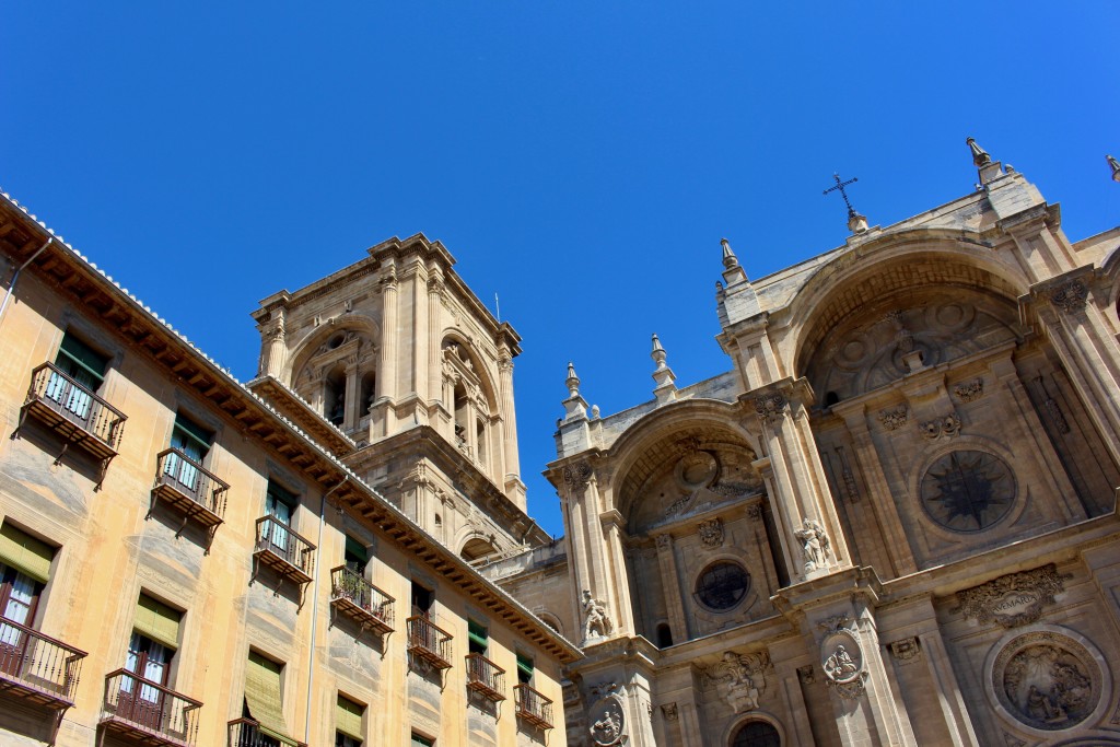 The cathedral in the city